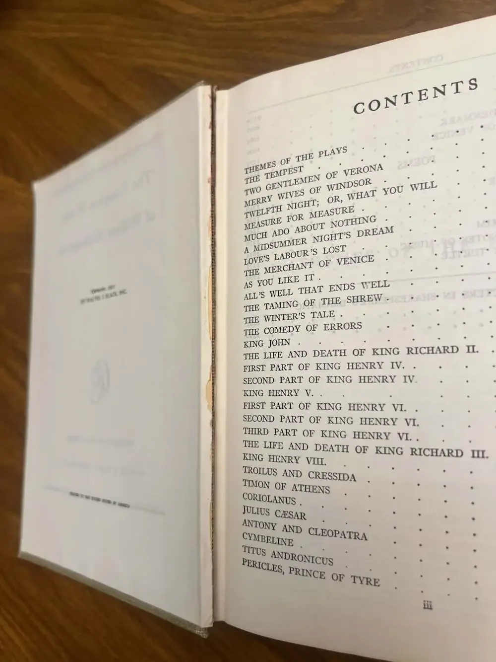 The Complete Works of William Shakespeare Classics Club Hardcover Edition